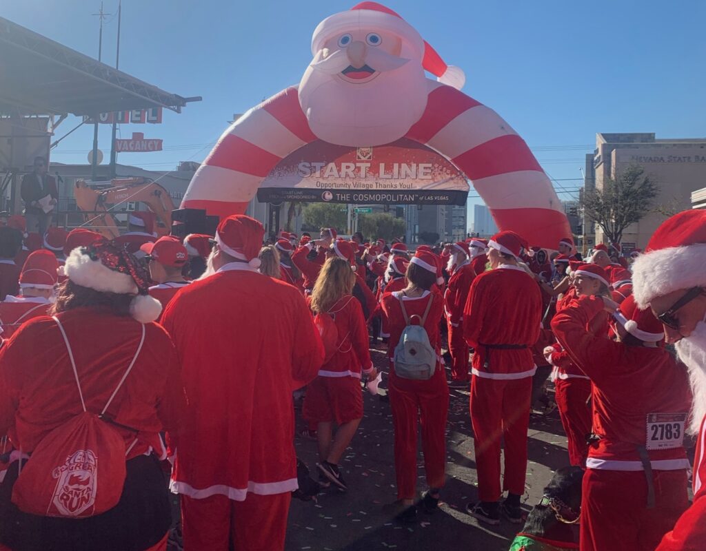 las vegas santa run