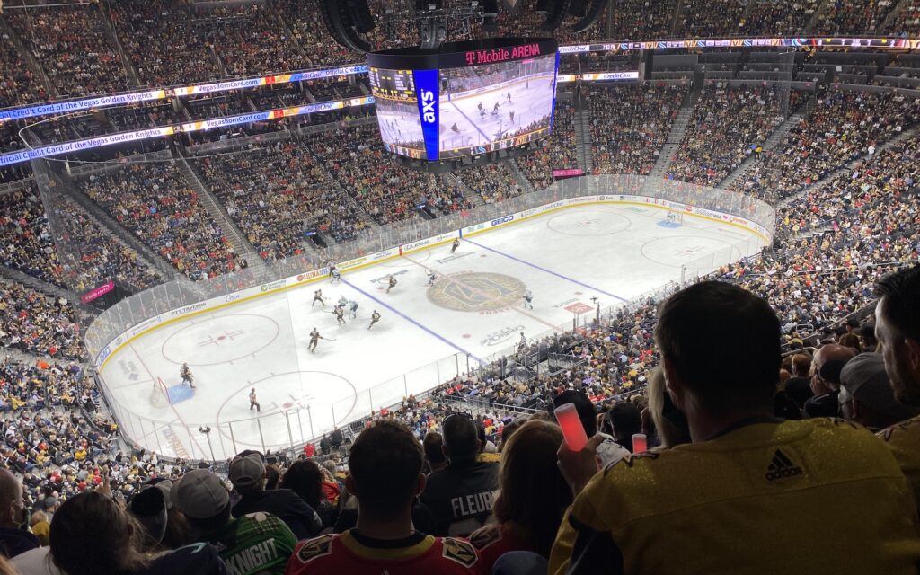 Golden Knights game at T-Mobile Arena