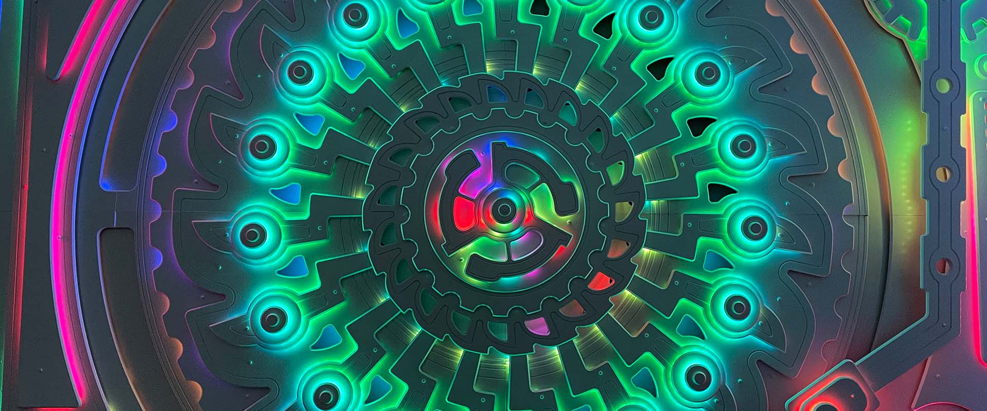 neon record logo