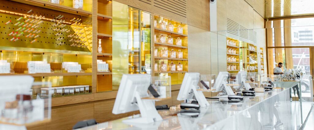 Cannabis Dispensary interior