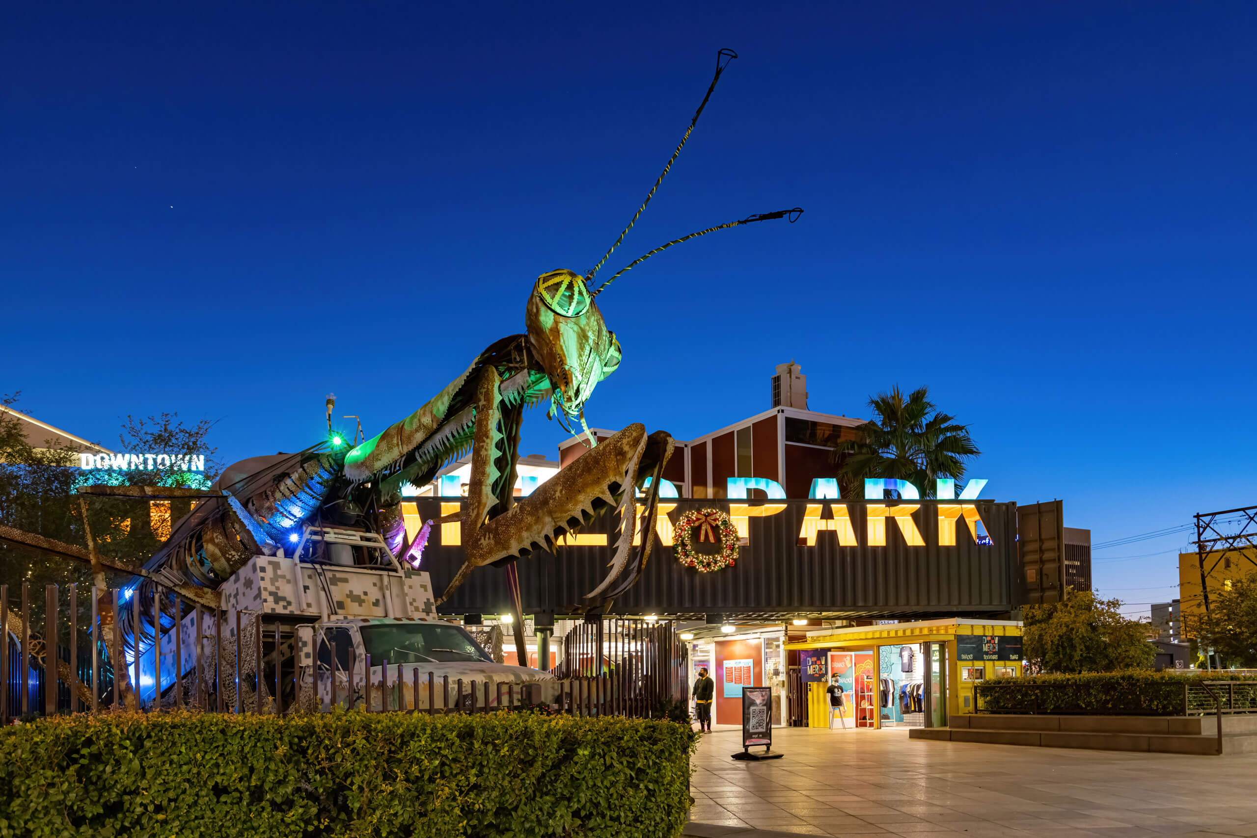 Container Park entrance